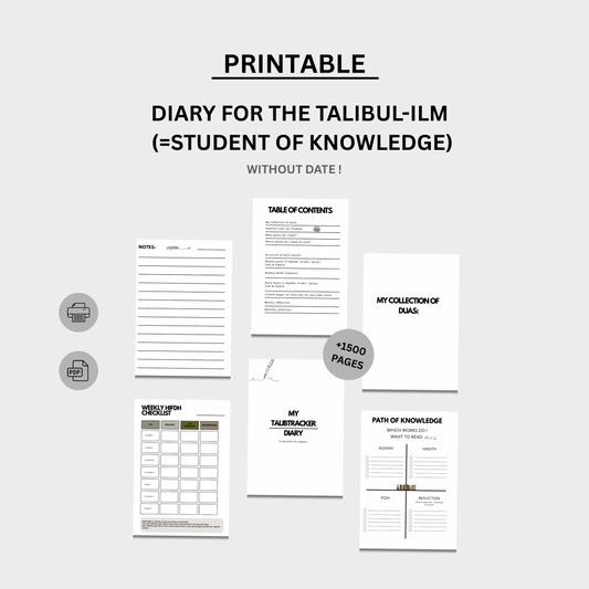 digital diary for the student of knowledge