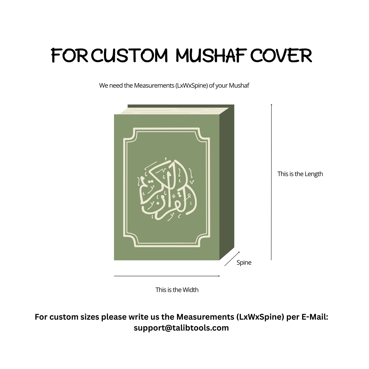 Custom Mushaf Cover