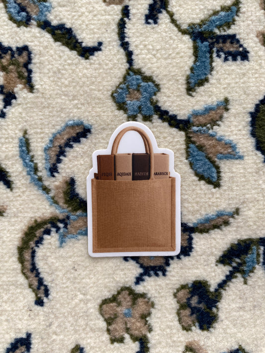 knowledge bag sticker